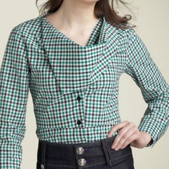 L.A.M.B. Fall '08 Neckerchief Button Down Sz 10 - Picture 4 of 8